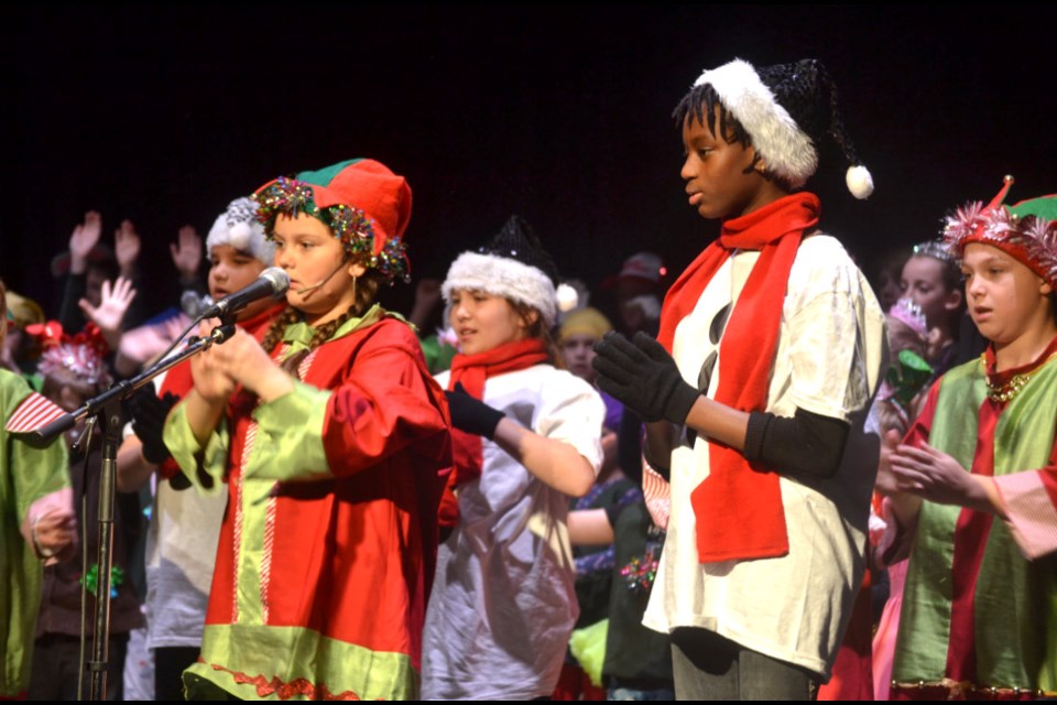 Mary Montgomery School elementary students love to perform