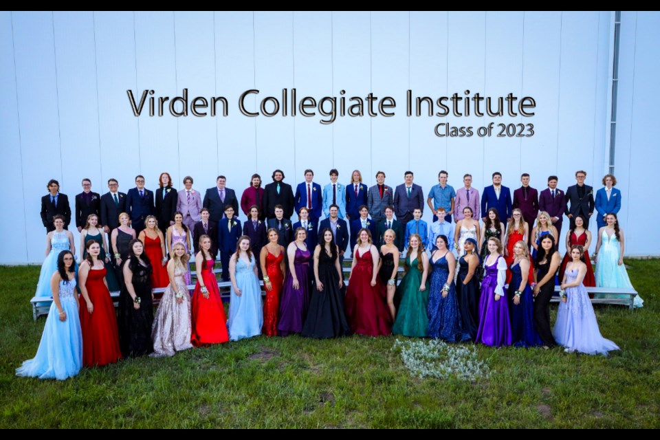 Virden Collegiate Institute Class of  2023.