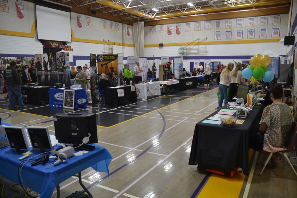 The 2023 Fort La Bosse School Division Career Expo, held on May 11 at the Virden Collegiate Gym offered students an opportunity to explore post-secondary education options as well as employment opportunities with Virden and area businesses. 
