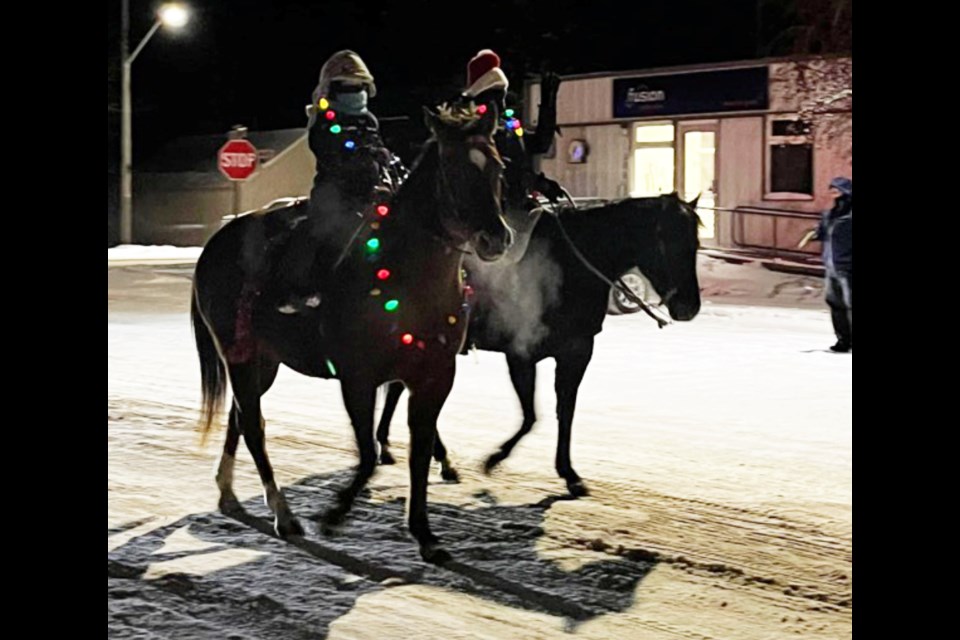 One of the entries into the Miniota Christmas Parade 2022