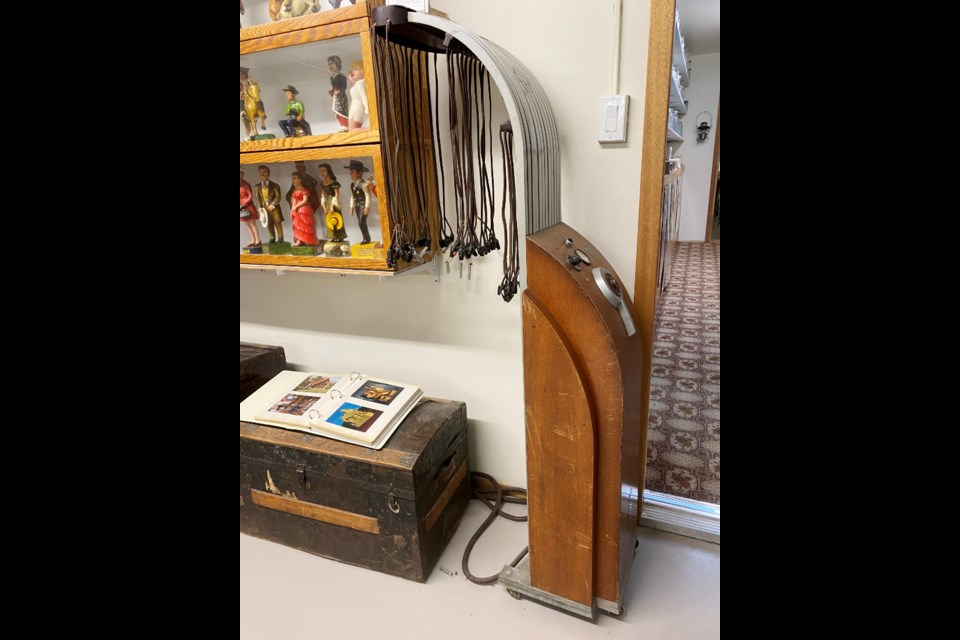 Virden's Pioneer Home Museum's permanent wave machine.