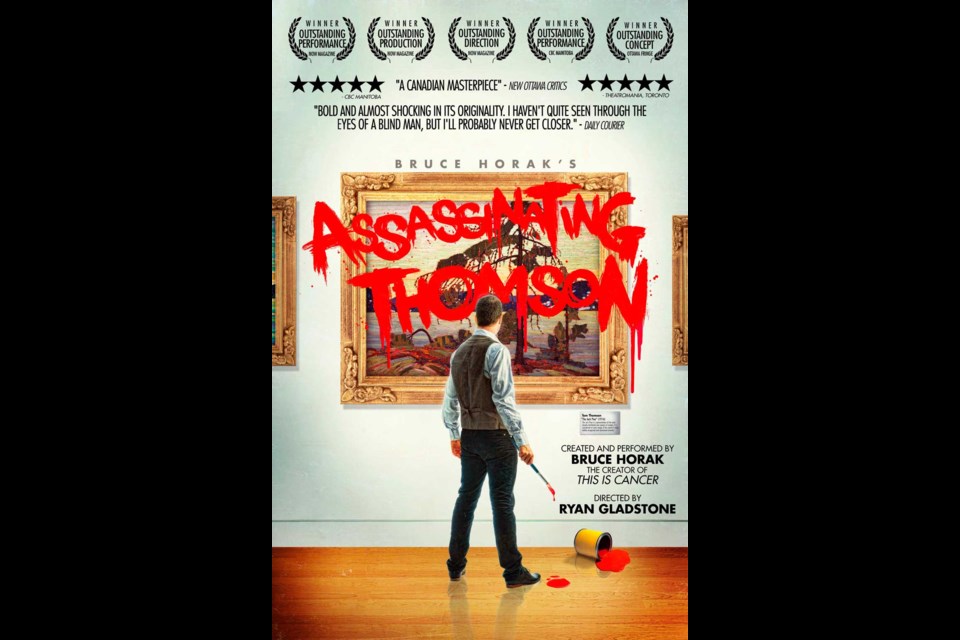 Poster for Manitoba Theatre Centre: Assassinating Thomson