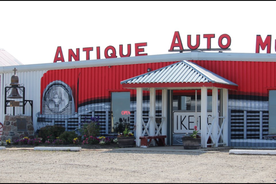 The Manitoba Antique Automobile Museum in Elkhorn, within the Rural Municipality of Wallace-Woodworth.