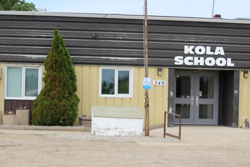 Kola School serves the town and area within the RM of Wallace-Woodworth