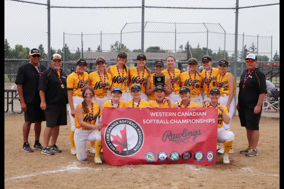 Westman Magic U17 are Western Canadian Softball Champions. 