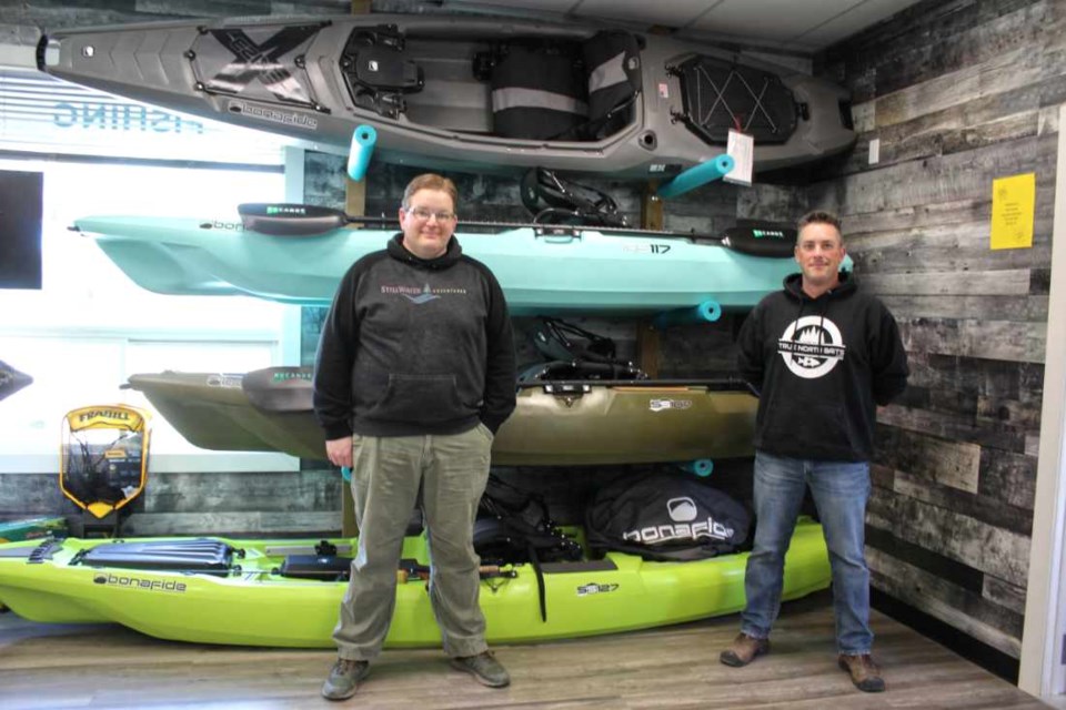 Proprietors Bryce Galbraith and Cory Heaman of StillWater Adventures at 269 King St. E. in Virden. 