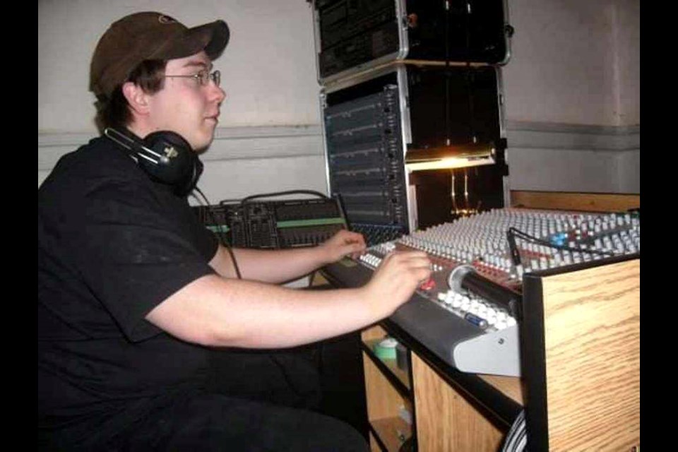 Sheldon at 14, starting his career as a music man.  