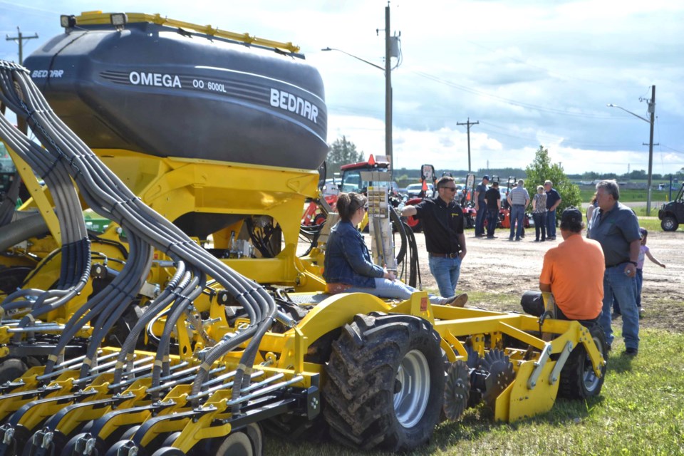  The crowd attending saw an array of innovative machinery