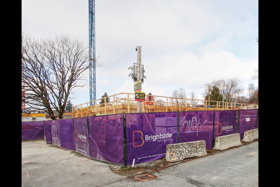 Non-profit Brightside Community Homes project in the 1400-block of East 12th Avenue in Vancouver will replace 57 existing rental units with 157 new rentals of secure, affordable, rental housing. | Rob Kruyt