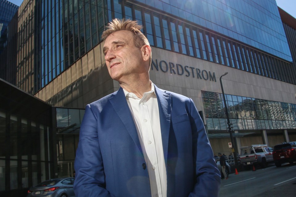 Colliers International associate vice-president Sherman Scott says search is on for replacement to the Nordstrom store at the corner of Robson and Howe streets | Rob Kruyt