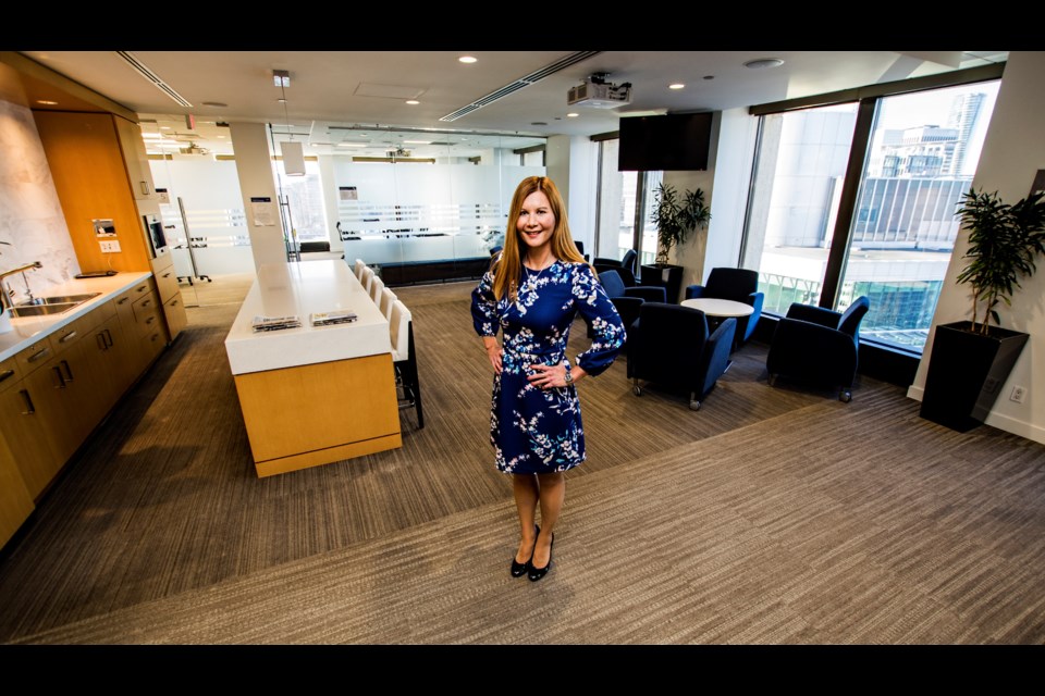 Even with floors of empty office space, the vacancy rate for Vancouver downtown Class AAA space is just 2.3 per cent, notes Madeleine Nicholls, director of Colliers Vancouver. | Chung Chow