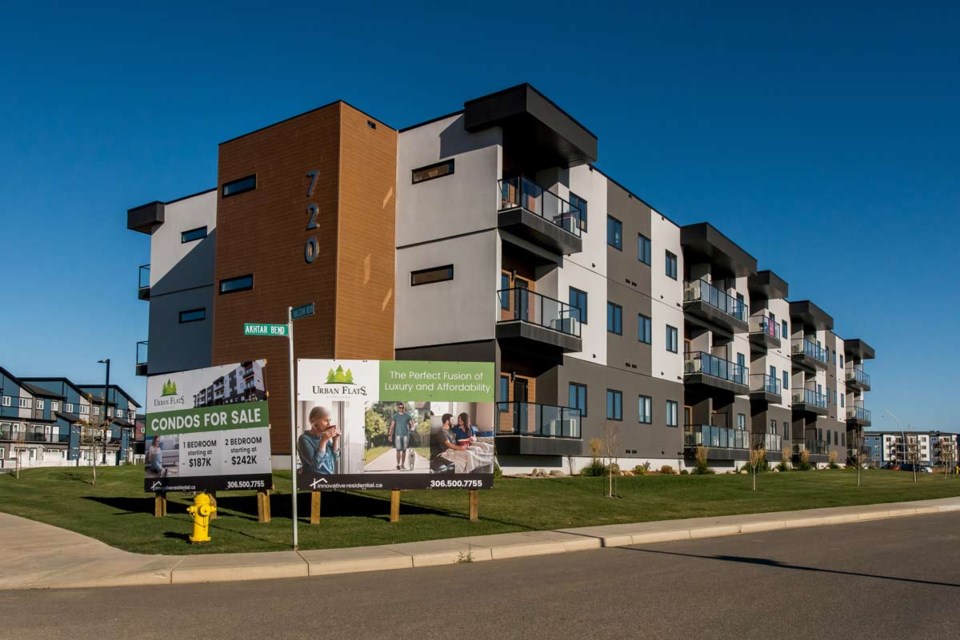 Even new condo apartments in Saskatoon can be bought for less than $200,000 and the average rent in the city is up 25 per cent from 2021. | Submitted 
