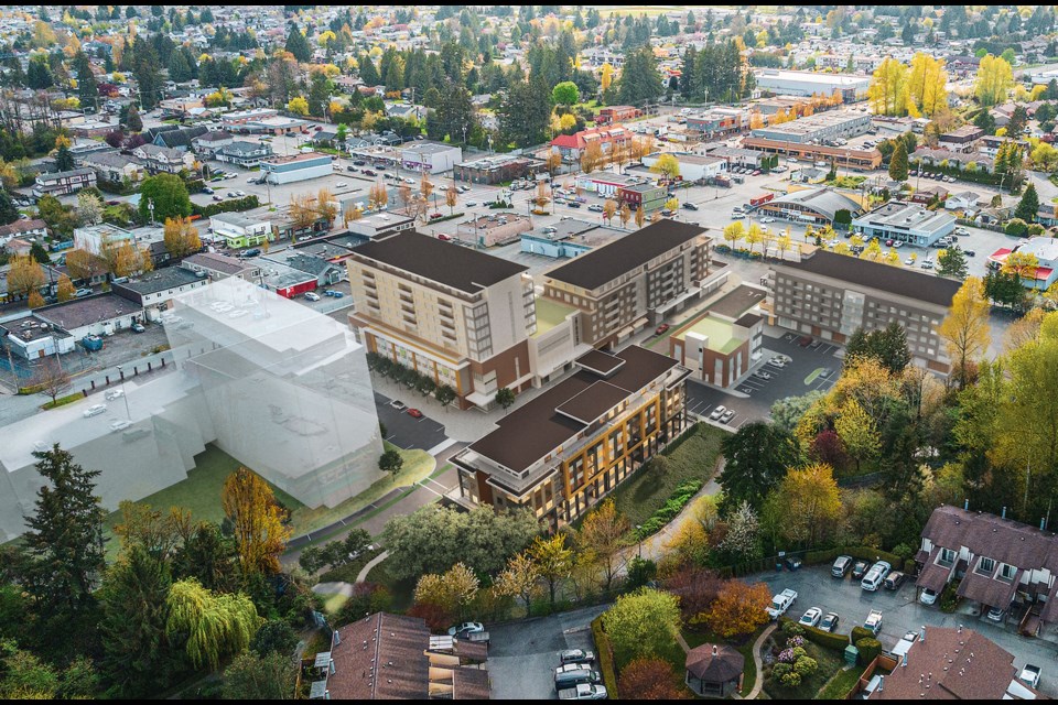 Rendering of new Aldergrove Town Centre. | Janna Group