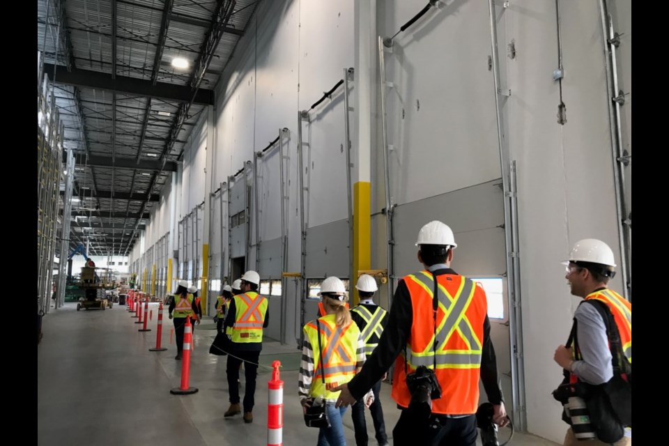 A 450,000-square foot Amazon distribution centre in Delta opened in 2019.| Sandor Gyarmati, Delta Optimist