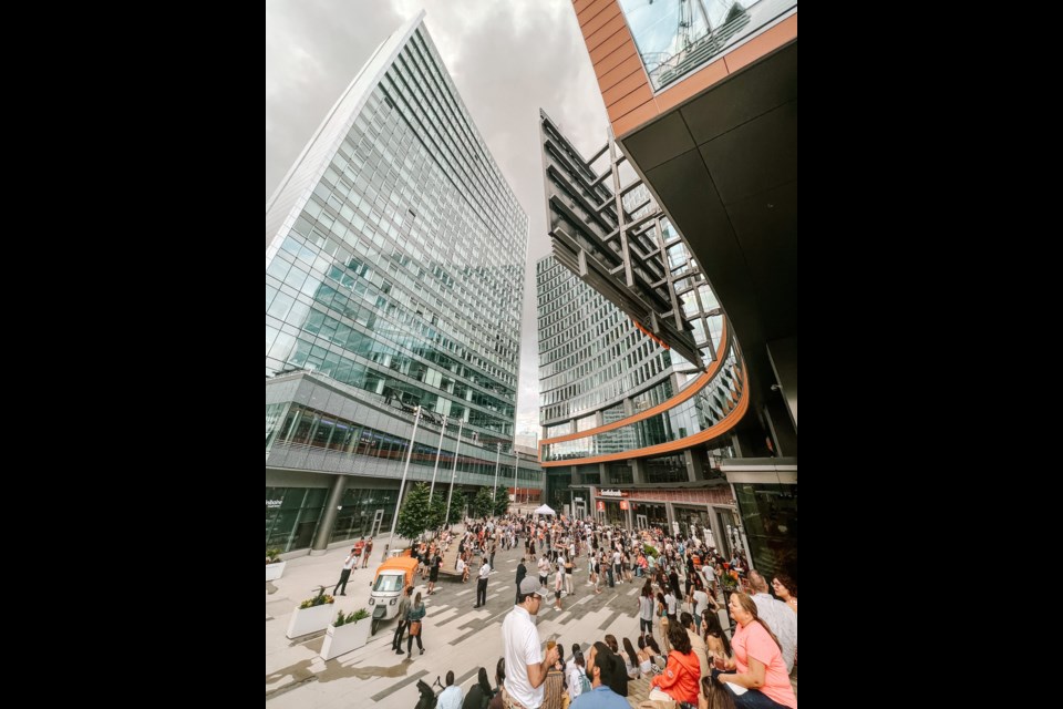 Winnipeg is considered ‘centre ice’ for the industrial real estate market and is  a key administrative and financial centre for the Prairies. Shown is True North Centre, the city’s lively core. | True North Centre 
