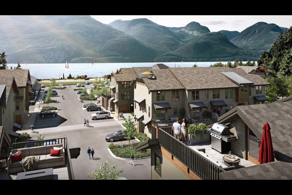More than 70 townhomes are included in the second phase of Britannia Beach community. | Adera Development Corp.

