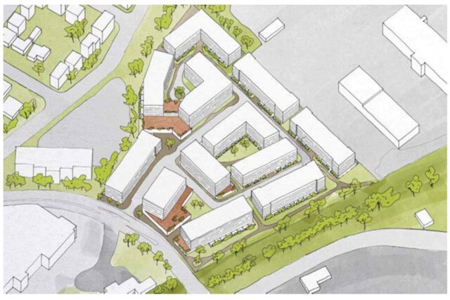 Potential vision for complex near Penticton Regional Hospital. |City of Penticton, B.C.