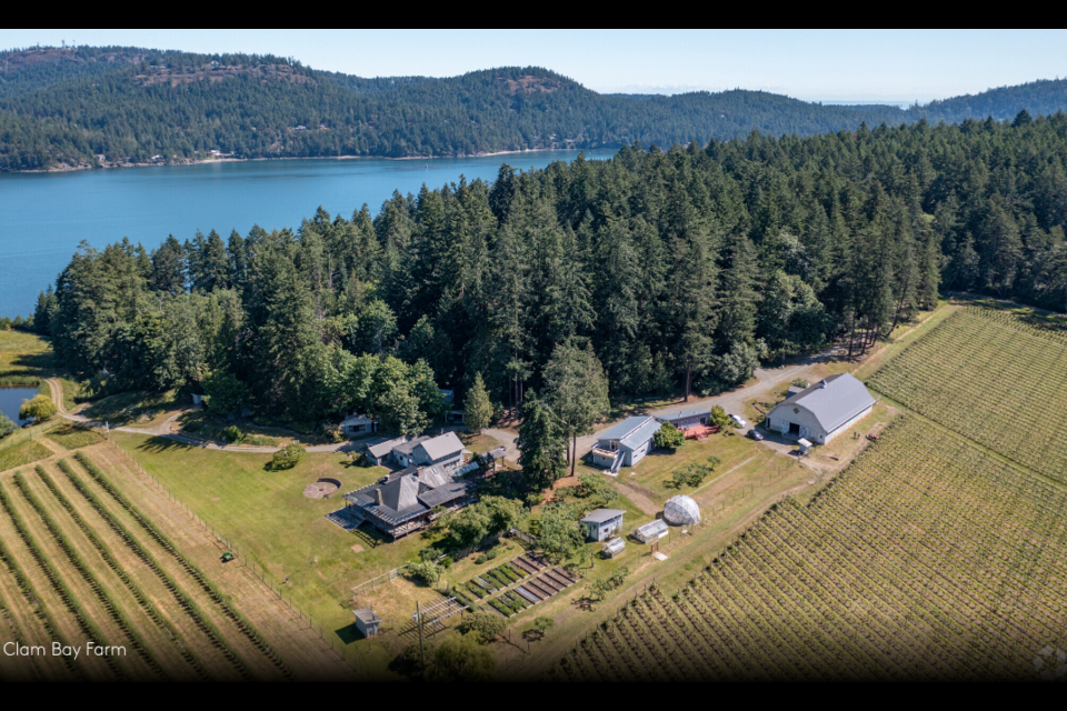 Clam Bay: 105-acre working farm on North Pender Island includes three houses, an organic farm and large dock. | Macdonald Commercial 