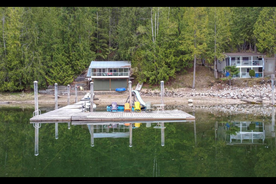 Cottage on Mabel Lake near Lumby  and Vernon priced at $371.000. Royal LePage Kelowna