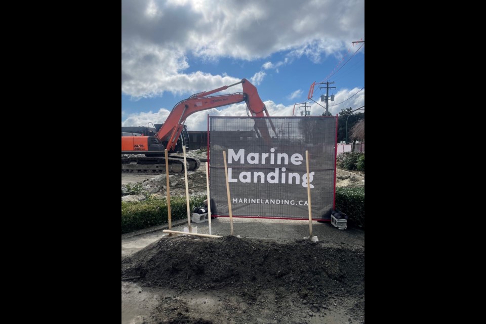 Marine Landing broke ground March 4 and completes in two years. | Submitted