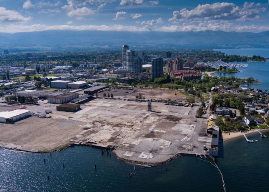 The former Tolko mill site is finally ready for development. |City of Kelowna