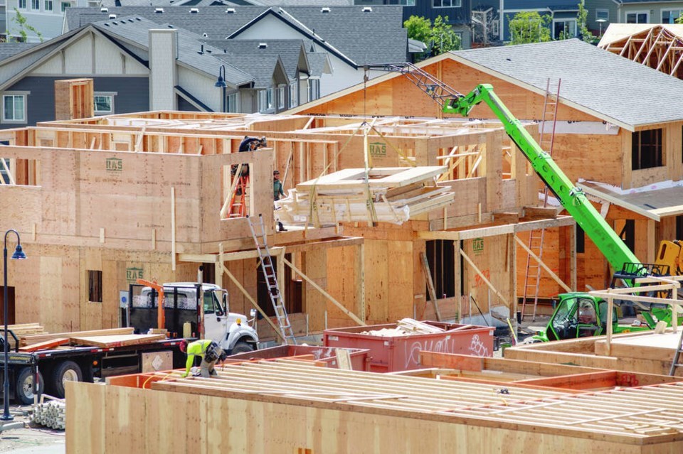 B.C. would need another 570,000 new homes over and above the 423,000 new units expected from 2022 to 2030 to balance the market. | Darren Stone, Times Colonist 