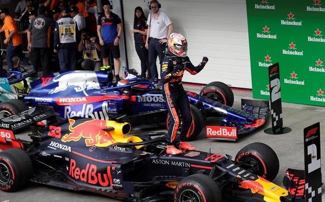 Red Bull driver Verstappen wins Formula One’s Brazilian GP