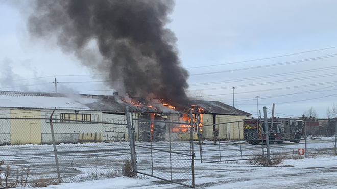 Update: Barrydowne has been re-opened after morning fire
