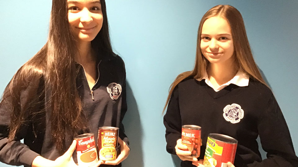 Yes they 'can': Marymount students collect equivalent of 7,863 food items for Sudbury Food Bank