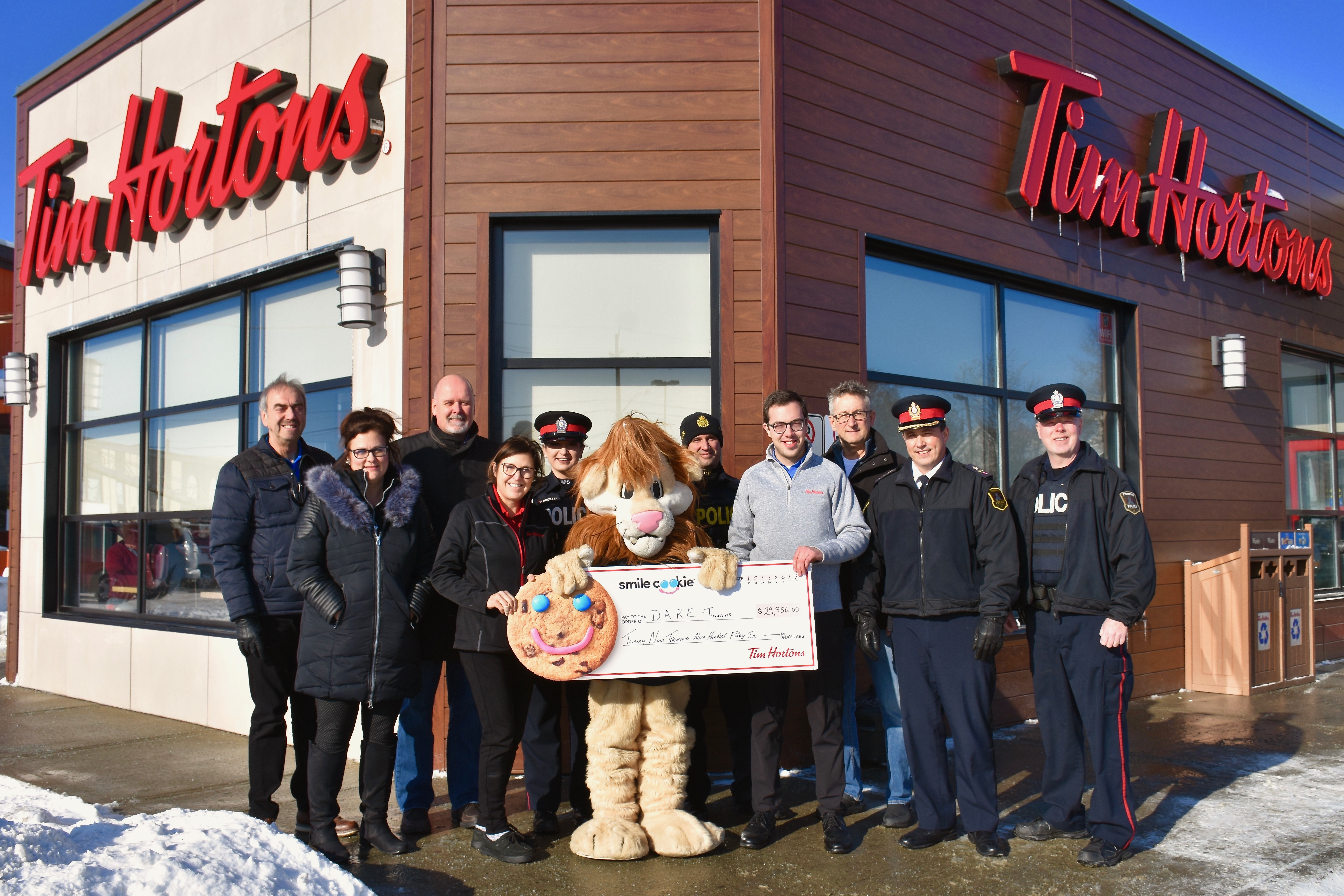 DARE Timmins receives big reason to smile - TimminsToday
