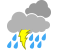 Periods of rain or drizzle