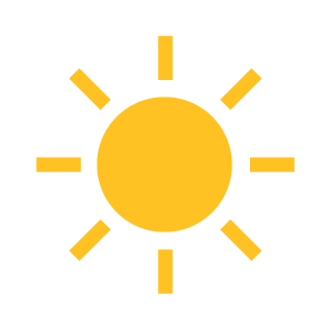 Clear, cloudless sky