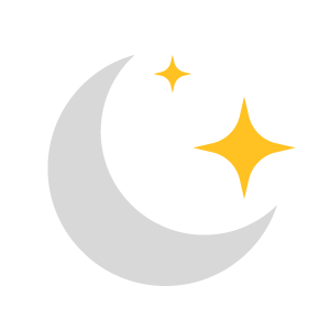 Clear, cloudless sky